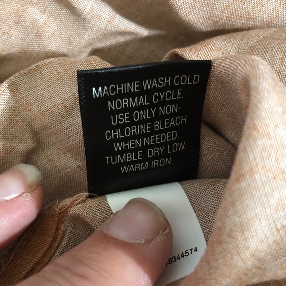 Croft&Barrow Men's burnt orange Hawaiian short sleeve button down shirt LG NWT - Picture 6 of 8